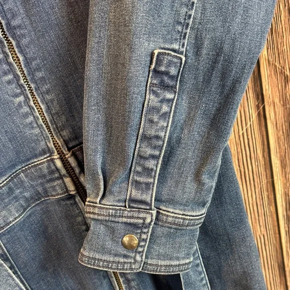 Volcom Dark Blue Denim Jumpsuit - Picture 6 of 12